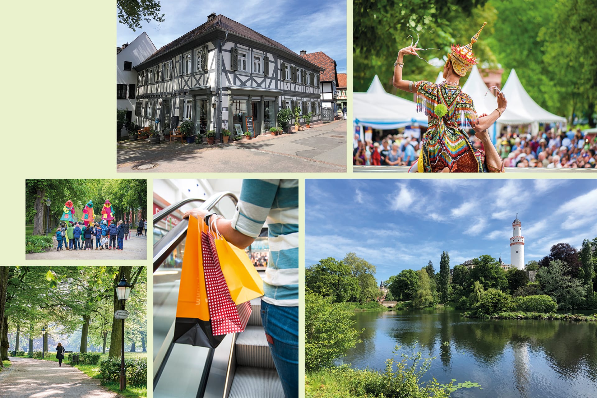 Stadtgärten Bad Homburg Collage