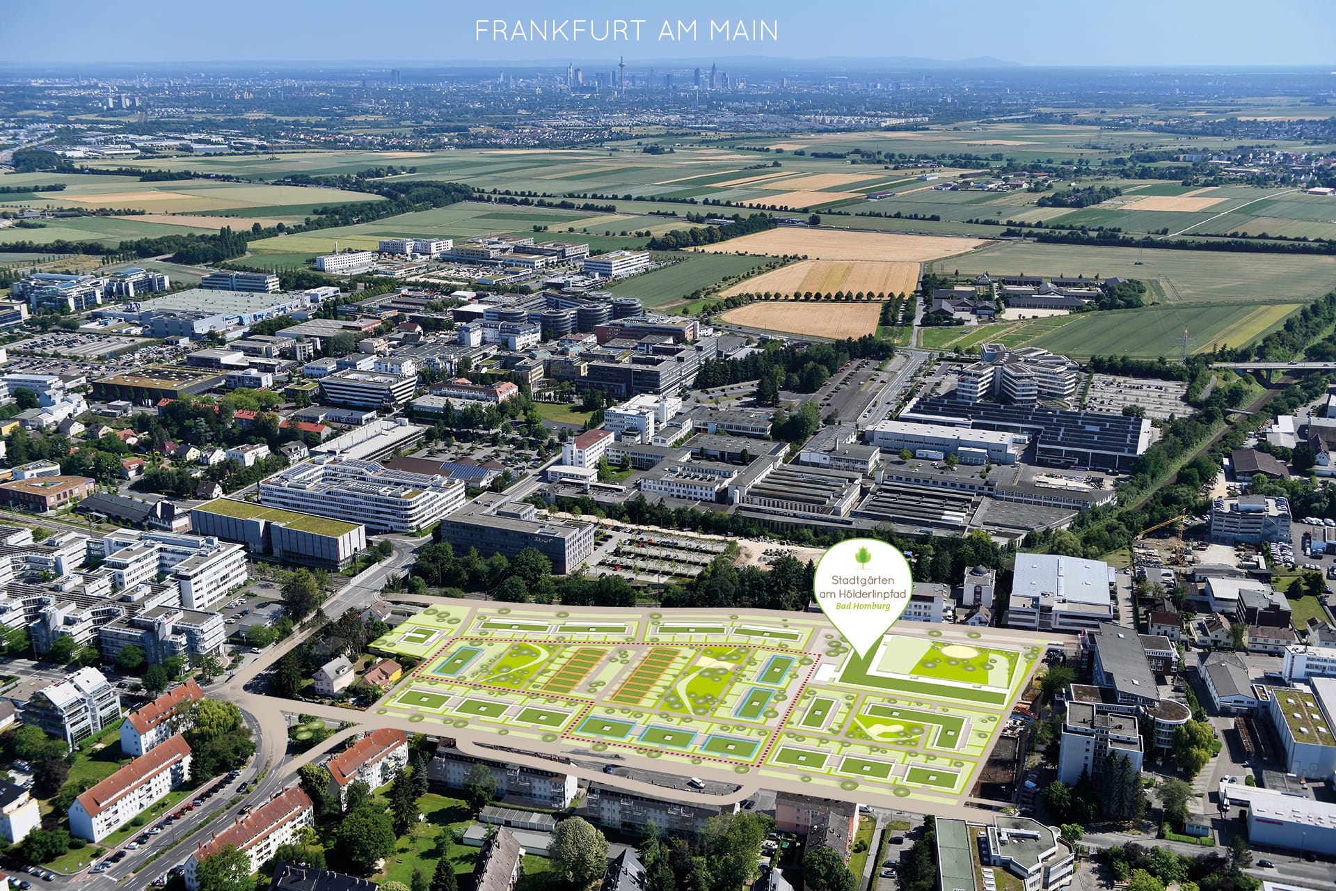Stadtgärten Bad Homburg Lageplan